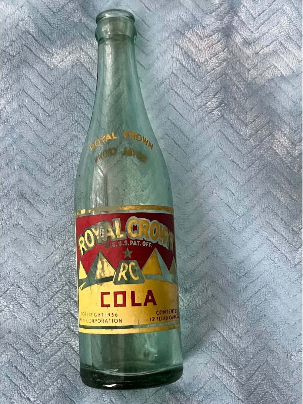 1936 Royal Crown ‘RC’ Cola Bottle